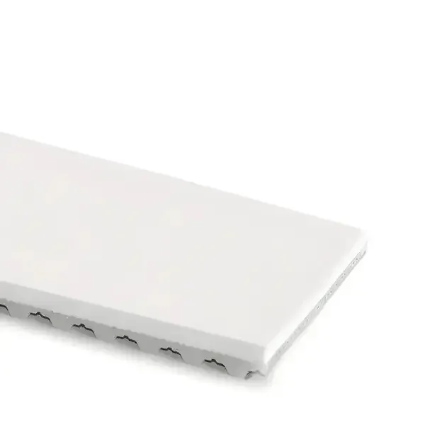 Zahnriemen 25-T10-V-Stahl mit PVC weiß FDA 1 mm